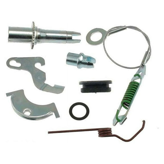 Rear Right Drum Brake Self Adjuster Repair Kit - Compatible with 1997 - 2002 Ford E-150 Econoline 1998 1999 2000 2001