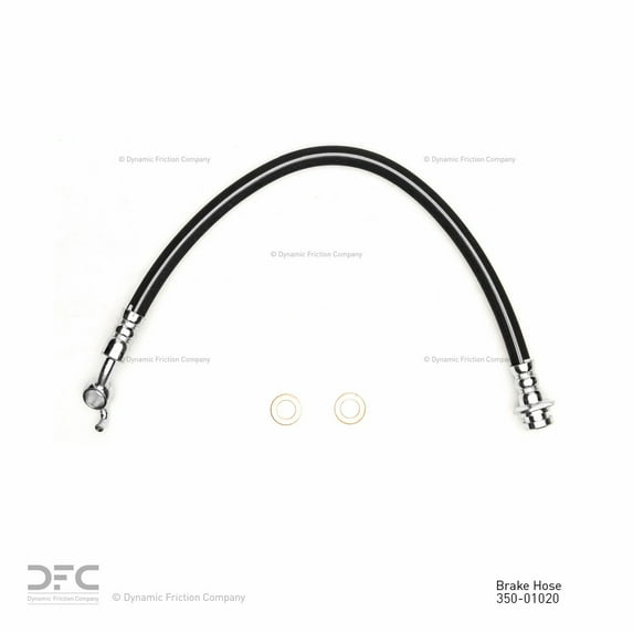 Rear Right Dynamic Friction Company Brake Line Hose 350-01020 For 2009-2013 Suzuki Grand Vitara