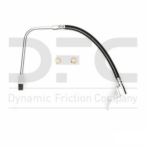 Rear Right Dynamic Friction Company Brake Line Hose 350-54548 For 2002-2005 Ford Explorer, 2002-2005 Mercury Mountaineer, 2003-2005 Lincoln Aviator