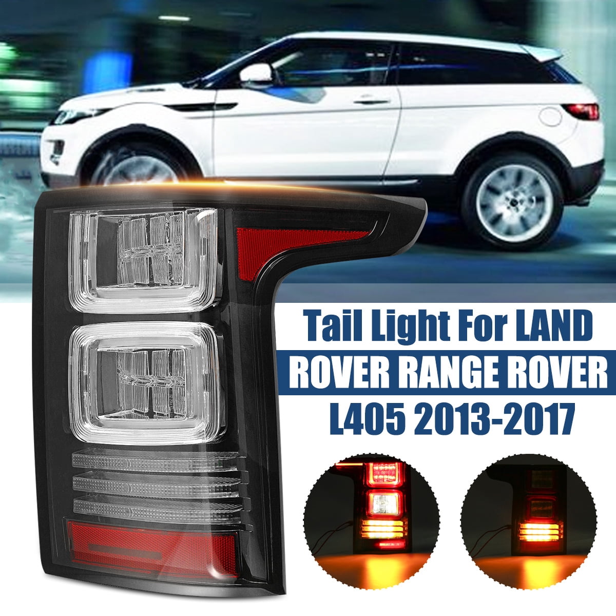 Land Rover Rear Lights Round Rear Right/Left LED Tail Light Lamp For LAND ROVER RANGE ROVER L405 ...