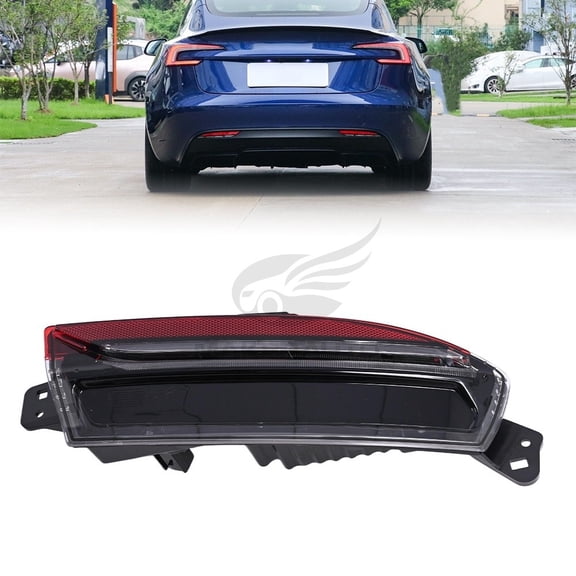 Rear Right Lower Bumper Tail Light LED for 2024-2025 Tesla Model 3 1712514-00-D
