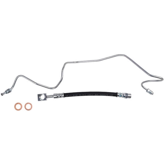 Rear Right Outer Brake Hose - Compatible with 1999 - 2006 Volkswagen Golf 2000 2001 2002 2003 2004 2005