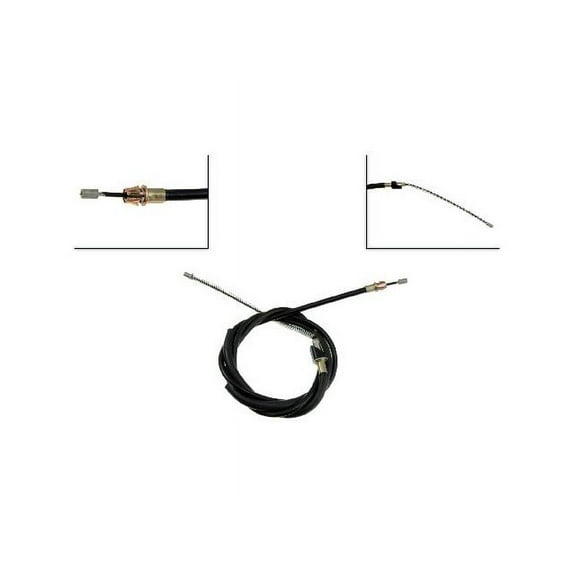 Rear Right Parking Brake Cable - Compatible with 1980 - 1991 Ford F-350 1981 1982 1983 1984 1985 1986 1987 1988 1989 1990