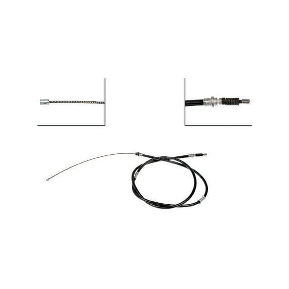 Rear Right Parking Brake Cable - Compatible with 2000 - 2001 Dodge Ram 2500
