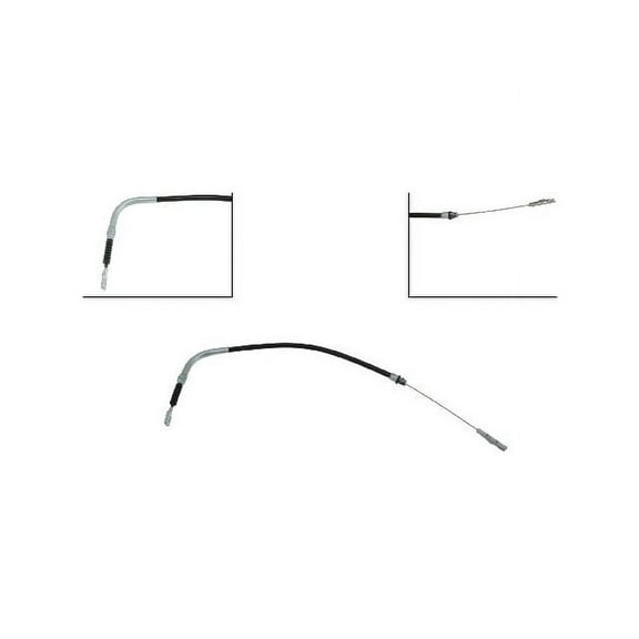 Rear Right Parking Brake Cable - Compatible with 2000 - 2002 Oldsmobile Intrigue 2001