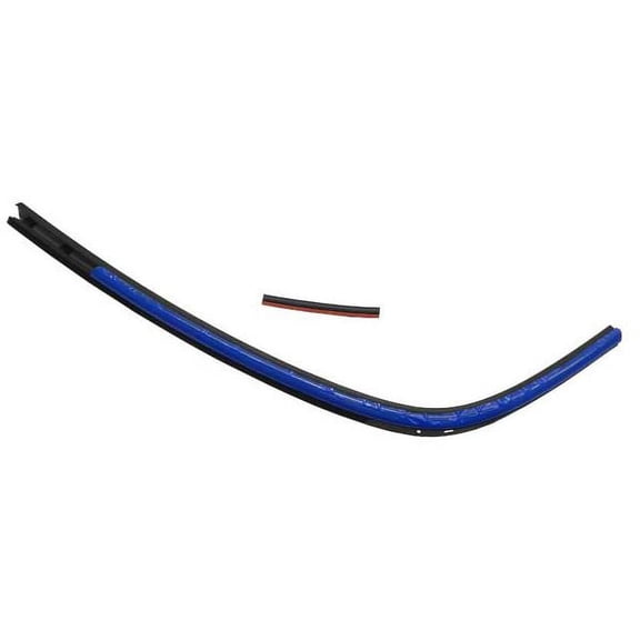 Rear Right Passenger Side Convertible Top Molding - Compatible with 2005 - 2008 Mini Cooper Convertible 2006 2007