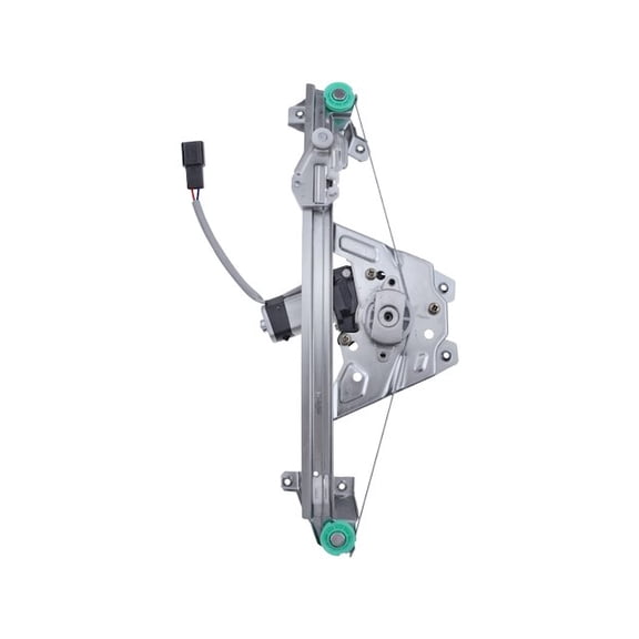 Rear Right Power Window Regulator and Motor Assembly 1 - Compatible with 2001 - 2003 Saturn L200 Base Sedan 2.2L 4-Cylinder - Autopart Premium