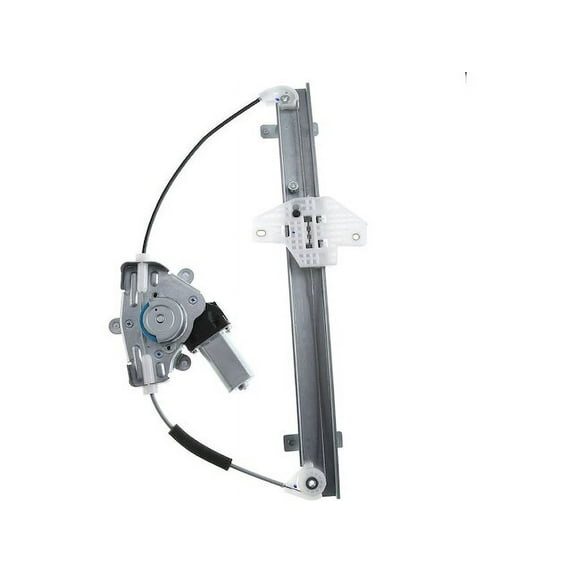 Rear Right Power Window Regulator and Motor Assembly 1 - Compatible with 2012 - 2017 Hyundai Accent - Autopart Premium