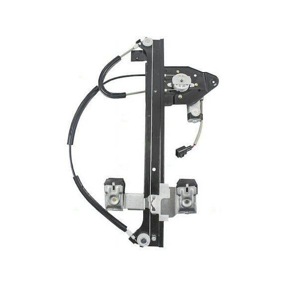 Rear Right Power Window Regulator and Motor Assembly - Compatible with 2003 - 2009 Chevy Trailblazer Sport Utility 4-Door 2004 2005 2006 2007 2008