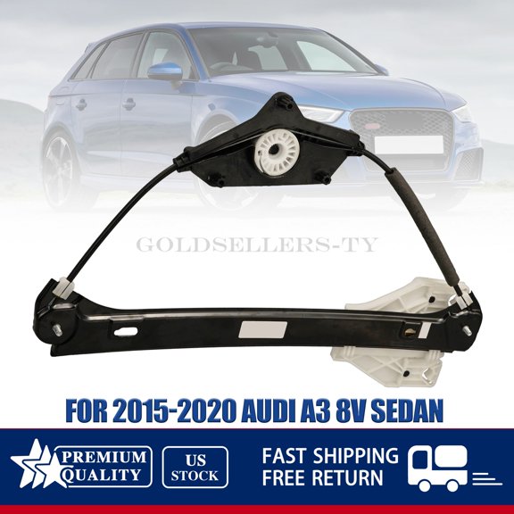Rear Right Side Door Window Regulator 8V4839462 For 2015-20 Audi A3 8V Sedan US
