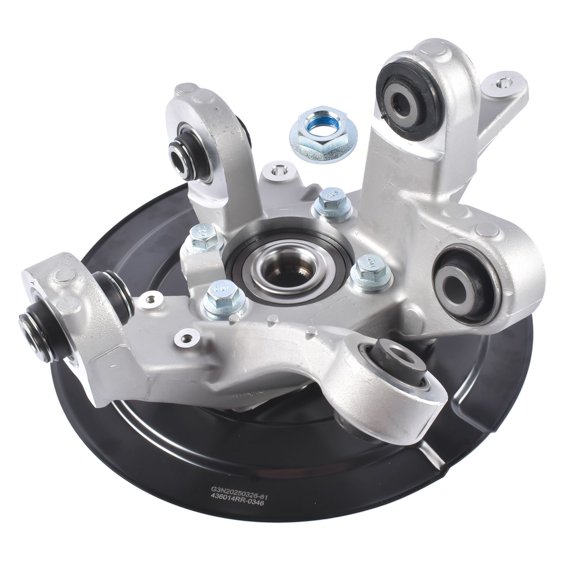 Rear Right Steering Knuckle & Wheel Bearing Hub Assembly for 2011-2019 Ford Explorer AWD, 686-278 OEM, Aluminum, Hub & Bearing Included, Passenger Side Replacement