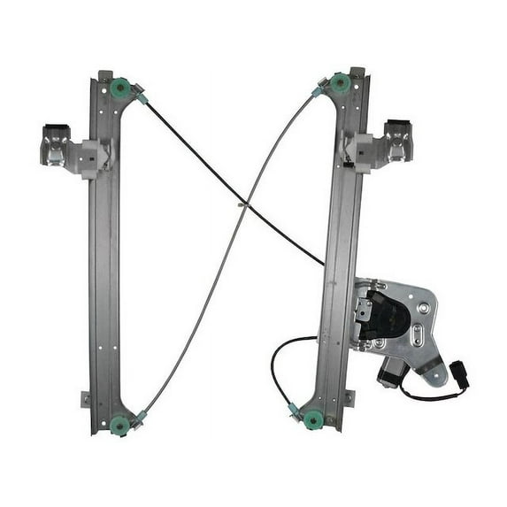 Rear Right Window Regulator - Compatible with 2001 - 2006 Chevy Silverado 2500 HD 2002 2003 2004 2005