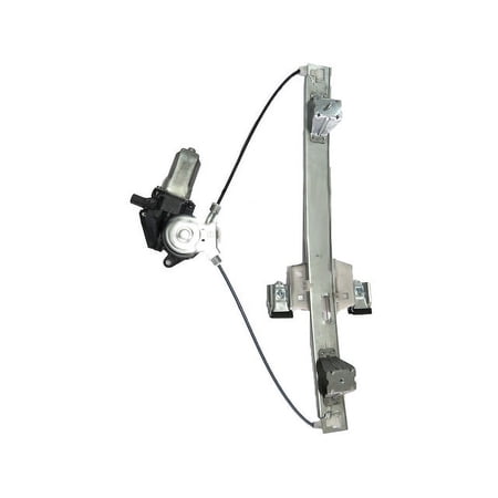 Rear Right Window Regulator - Compatible with 2004 - 2014 Ford F-150 Extended Cab Pickup 2005 2006 2007 2008 2009 2010 2011 2012 2013