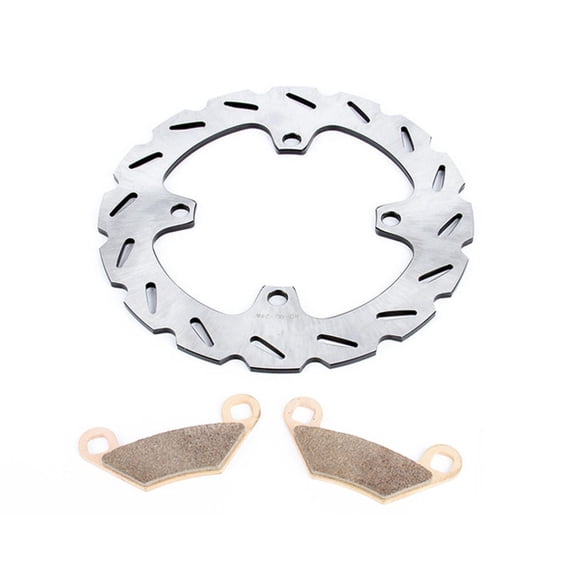 Rear RipTide Brake Rotor Disc and Brake Pads fits 2015 Polaris Sportsman ETX