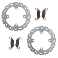 thumbnail image 1 of Rear RipTide Brake Rotors & Brake Pads fits 2008 - 2014 Polaris RZR 800 Razor, 1 of 5