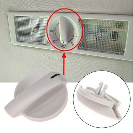 Rear Roof Reading Light Switch Knob for Skoda Cars Compatible With Part Number 6Q0947291A Plastic Build Replacement