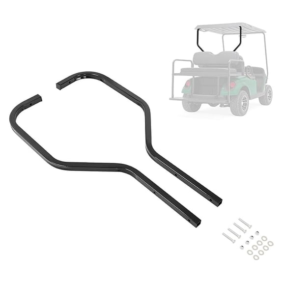 Rear Roof Strut Compatible with 1996-Up EZGO TXT Golf Cart Black Steel Powder Coated