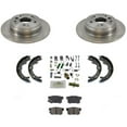 thumbnail image 1 of Rear Rotors Brake Pads Shoes Springs for Acura TL S 04-08 & Honda Element 03-11, 1 of 6