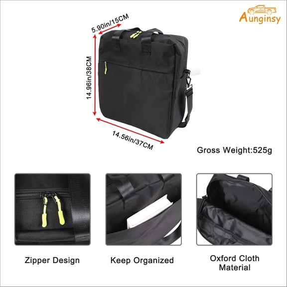 Rear Row Underseat Concealed Storage Bag for Toyota Tundra 2022-2025