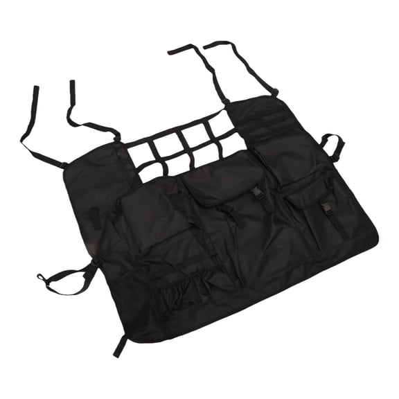 Rear Seat Cargo Bag Heavy Duty Polyester Storage With Secure Mounting For Vehicle Models