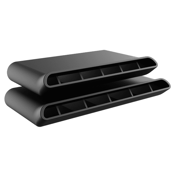 Rear Seat Vent Deflectors for 2014 to 2019 Chevrolet Silverado and GMC Sierra, Directional Air Vent Deflectors for Rear Passenger
