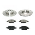 thumbnail image 1 of Rear Semi Metallic Brake Pads and Rotor Kit - Compatible with 2004 - 2012 Chevy Malibu 2005 2006 2007 2008 2009 2010 2011, 1 of 2