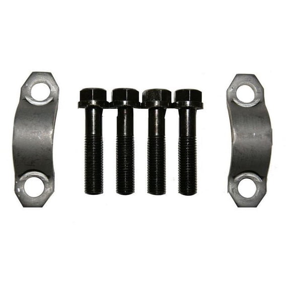 Rear Shaft Rear Joint U Joint Strap Kit - Compatible with 1975 - 1981 Chevy C10 1976 1977 1978 1979 1980