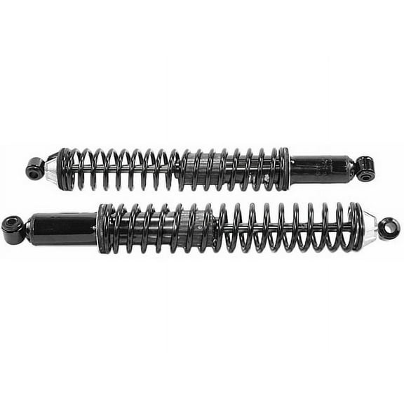 Rear Shock Absorber and Coil Spring Assembly - Compatible with 1980 - 1996 Ford F-250 RWD 1981 1982 1983 1984 1985 1986 1987 1988 1989 1990 1991 1992 1993 1994 1995