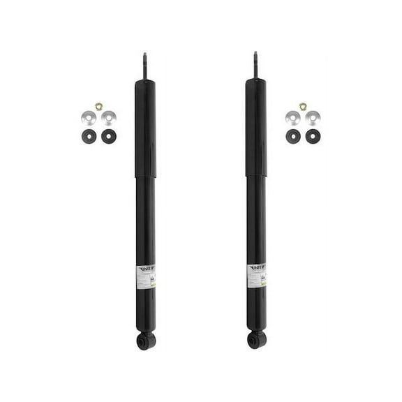 Rear Shock Absorber Kit - 2 Piece - Compatible with 2000 - 2011 Ford Focus Hatchback, Coupe, Sedan (Excludes Wagon Models) 2001 2002 2003 2004 2005 2006 2007 2008 2009 2010