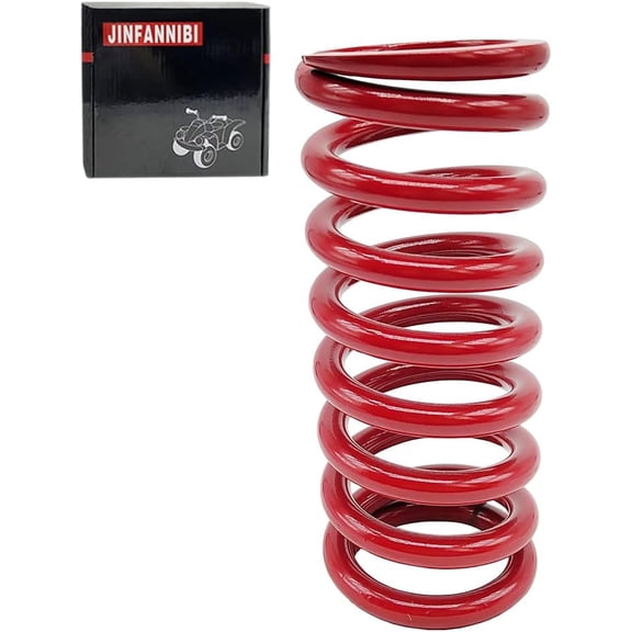 Heavy Duty Rear Shock Absorber Spring for Yamaha TTR125 TTR125L/E/LE (2000-2022) - Red 6.6kg Rate