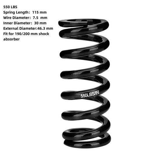 Rear Shock Absorber Spring Substitute 30 MM Inside Diameter 350-650 LBS