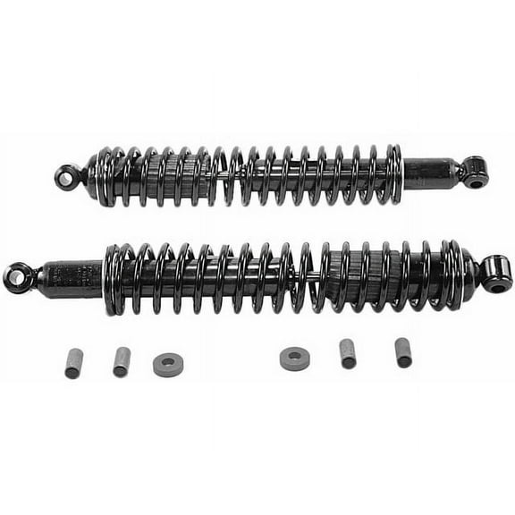 Rear Shock Absorber and Coil Spring Assembly - Compatible with 1963 - 1972 Chevy C10 Pickup 1964 1965 1966 1967 1968 1969 1970 1971