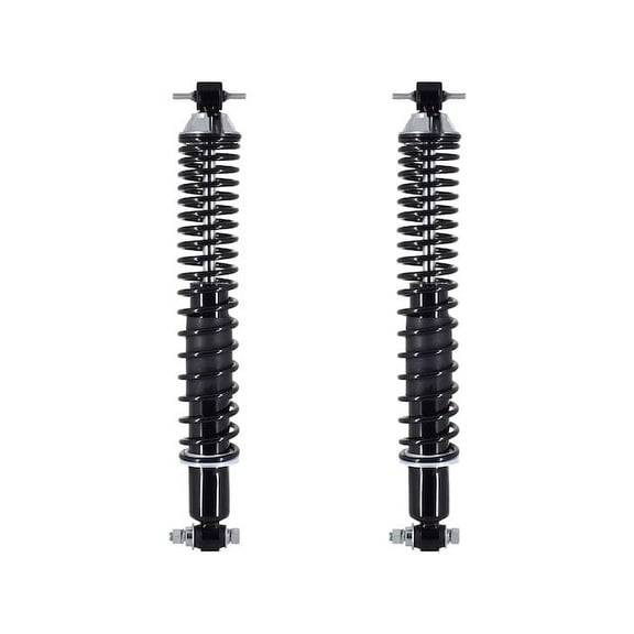 Rear Shock Absorber and Coil Spring Assembly - Compatible with 1964 - 1974 Oldsmobile Cutlass Base 1965 1966 1967 1968 1969 1970 1971 1972 1973