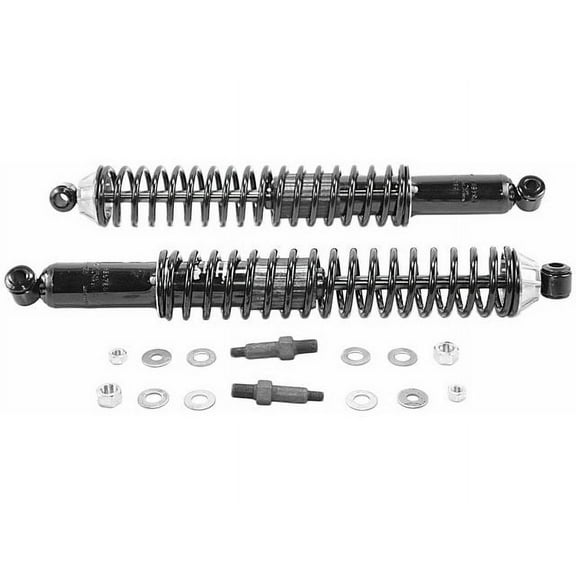 Rear Shock Absorber and Coil Spring Assembly - Compatible with 1975 - 1986 Chevy C10 1976 1977 1978 1979 1980 1981 1982 1983 1984 1985