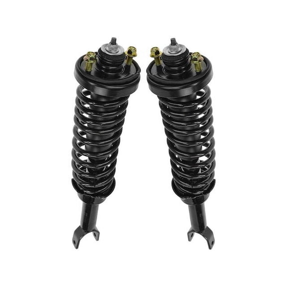 Rear Shock Absorber and Coil Spring Assembly Set 2 Piece - Compatible with 1993 - 1997 Honda Civic del Sol 1994 1995 1996