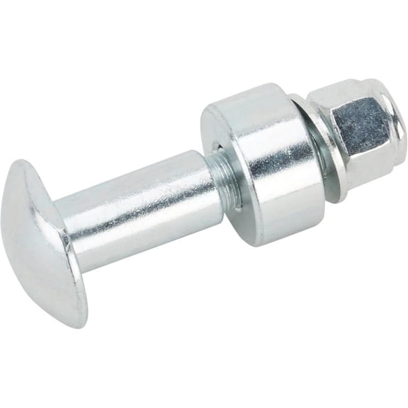 Speedway Motors Rear Shock Mount Mounting Bolt 1/2″ Stud with 5/8″ Shank Zinc-Plated Universal Suspension Hardware for Cars Trucks Classic Builds, 2.75″ Length, Sold Individually