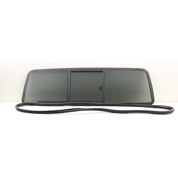 Rear Sliding Window Glass 3 Panel Manual Back Slider (Gasket Included ...