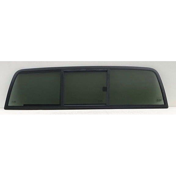 3 Panel Rear Sliding Window Back Slider Glass Compatible with Toyota Tacoma Pickup 1995-2004 Models