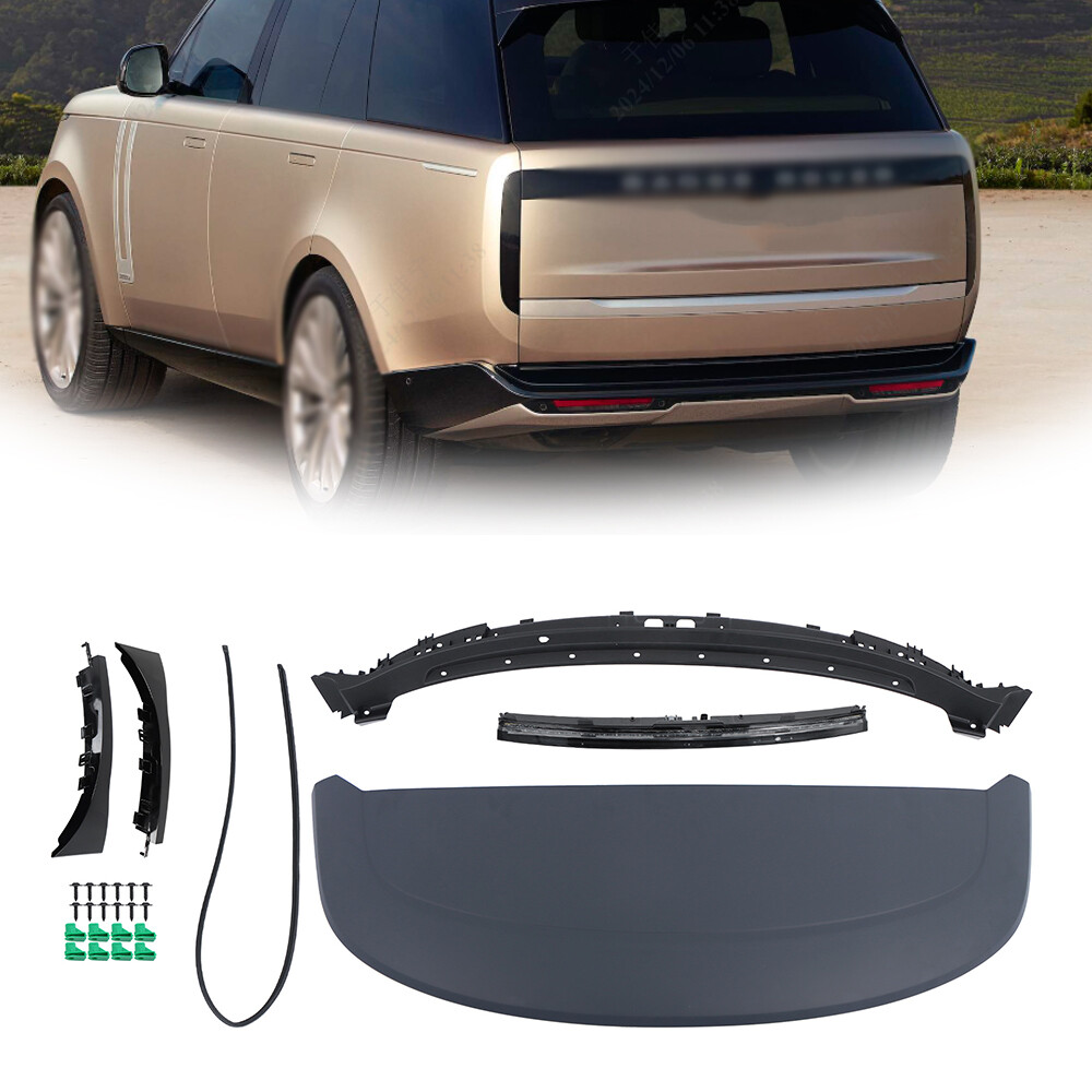 Rear Spoiler Assembly For Land-Rover 2013-2022 W/Brake Light Black ...