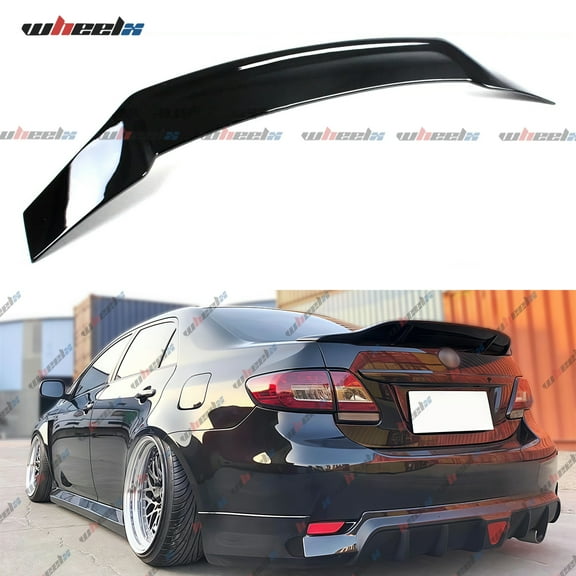 Rear Spoiler Compatible with 2009-2013 Toyota Corolla, R Style Duckbill Fits for 2009 2010 2011 2012 2013 Sedan, Trunk Tail Deck Lid Splitter Wing Lip (Glossy Black)