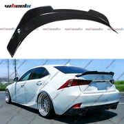 Rear Spoiler Compatible with 2014-2020 Lexus IS250/IS350/IS300 AWD/IS200T, PSM Style Spoiler Fits for 2014 2015 2016 2017 2018 2019 2020, Exterior HighKick Trunk Tail Deck Lid Carbon Fiber Look