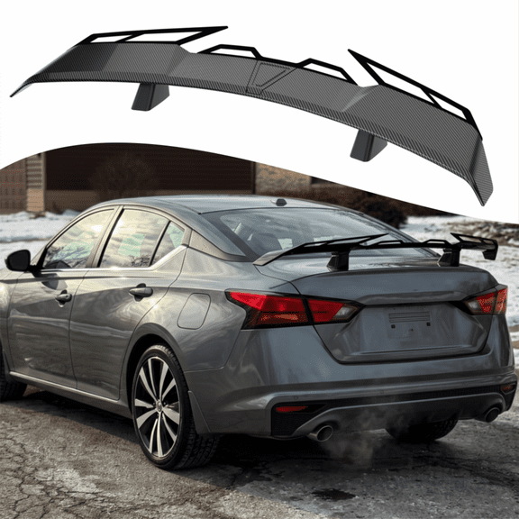 Rear Spoiler Wing Fit for Nissan Altima 2019-2025 Accessories S/SL/SR/SV/Platinum, Sport Style Decklid Lip Exterior Accessories Carbon Fiber Look(not Real Carbon)