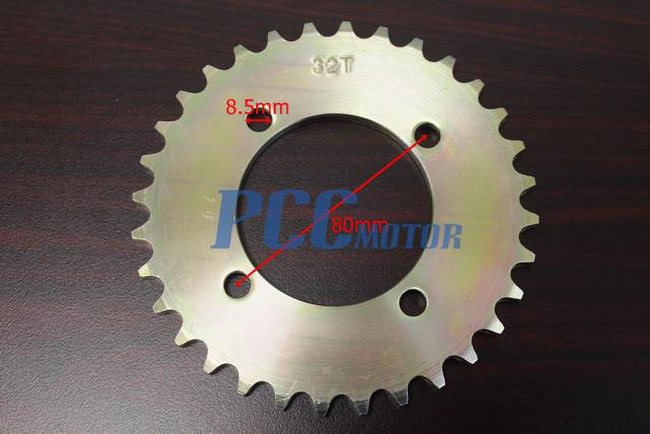 Rear Steel Sprocket 32 TOOTH 32T FOR YAMAHA PW80 BW80 DIRT BIKE RS36 ...
