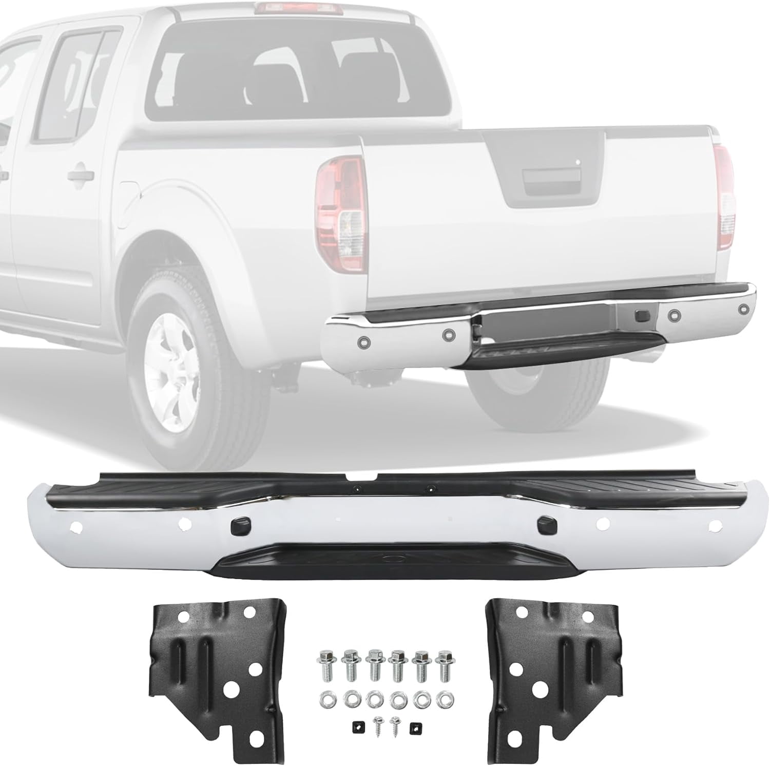 Rear Step Bumper Assembly Replacement For Nissan Frontier 2005-2021 ...