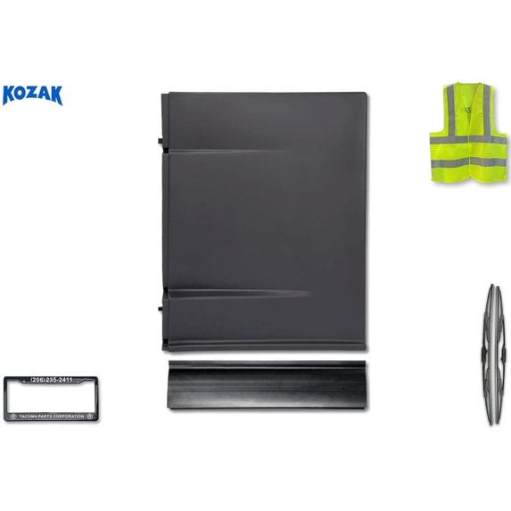 Rear Step Fairing Panel w/ Stripe for Left Driver Side, Compatible with Freightliner Cascadia 2008-2017