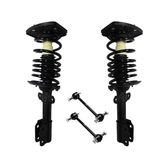 Rear Strut Assembly and Sway Bar Link Kit - Compatible with 2004 - 2008 Pontiac Grand Prix 2005 2006 2007