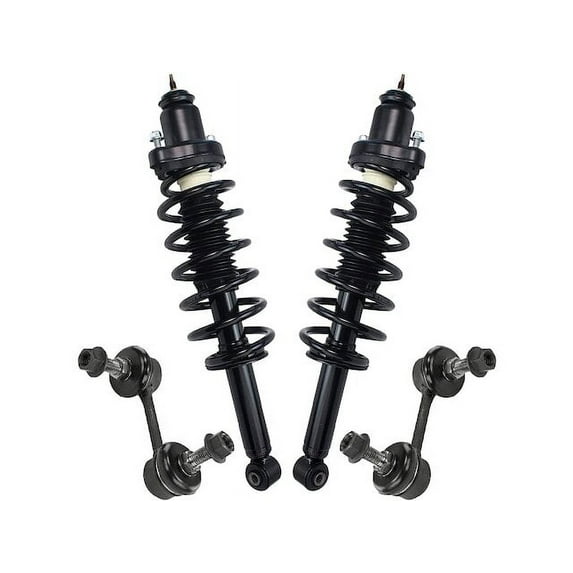 Rear Strut Assembly and Sway Bar Link Kit - Compatible with 2011 - 2013 Chrysler 200 2012