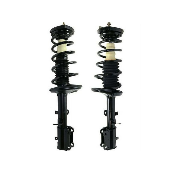 Rear Strut and Coil Spring Assembly Kit - 2-Piece - Compatible with 1993 - 2002 Toyota Corolla Sedan (Excludes Wagon Models) 1994 1995 1996 1997 1998 1999 2000 2001