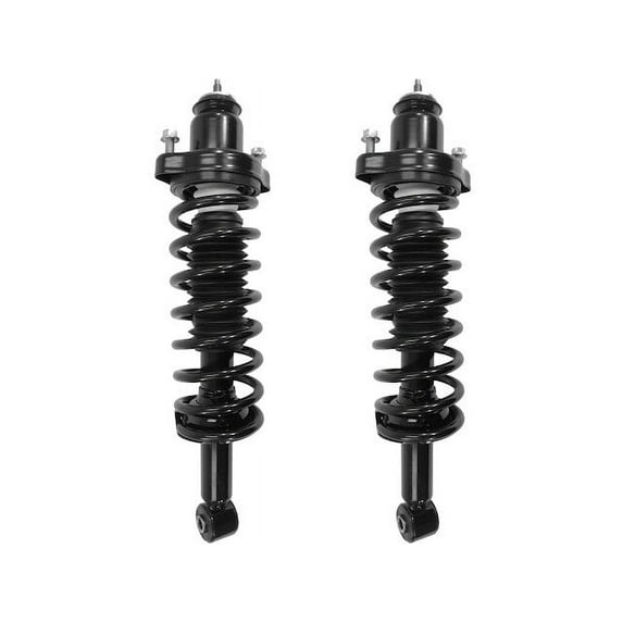 Rear Strut and Coil Spring Assembly - Set of 2 - Compatible with 2008 - 2010 Mitsubishi Lancer (Excludes GTS Model) 2009