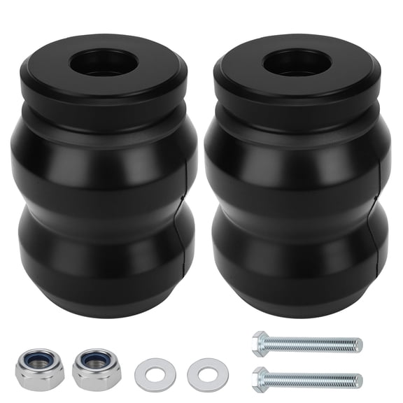 Rear Suspension Enhancement Bump Stop Kit for Chevy Silverado GMC Sierra 2500 HD 3500 HD Ram 1500 2WD 4WD Replaces GMRCK25D DR1500DQ
